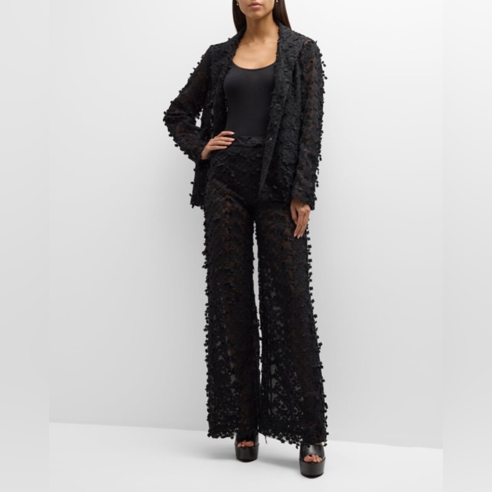 NWT Cynthia Rowley Floral Lace Pants - Picture 5 of 6